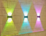 15W Double Sided Solar Wall Light RGB - SFDSWL15W-RGB