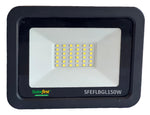 150W Non-Solar Electric Energy Saver Black Aluminium Floodlight - SFEFLBGL150W