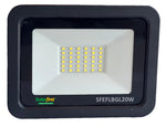 20W Non-Solar Electric Energy Saver Black Aluminium Floodlight - SFEFLBGL20W