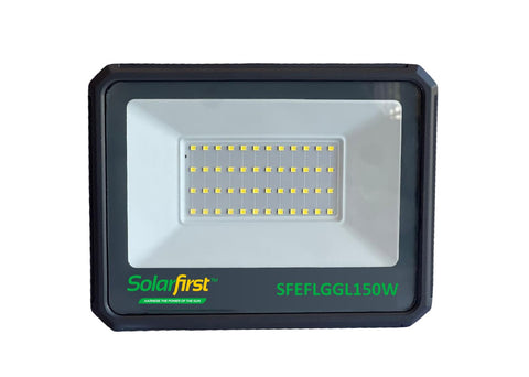 150W Non-Solar Electric Energy Saver Grey Aluminium Floodlight - SFEFLGGL150W