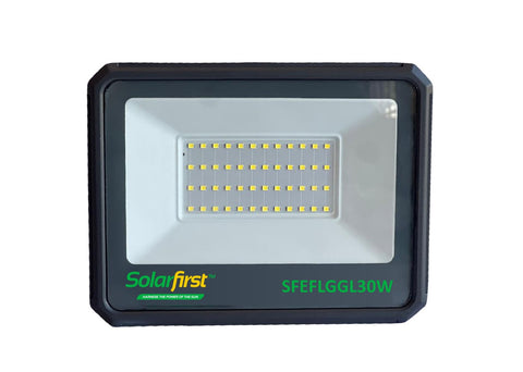 30W Non-Solar Electric Energy Saver Grey Aluminium Floodlight - SFEFLGGL30W