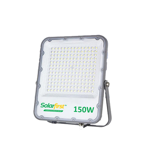 150W Non-Solar Electric Energy Saver Black Silver Aluminium Floodlight - SFELS150W