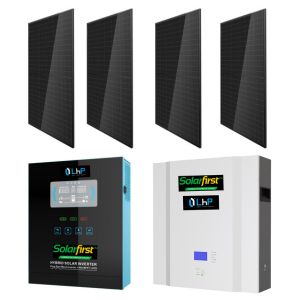 3.2KVA HYBRID INVERTER WITH MPPT CHARGE CONTROLLER AND WIFI PLUS LITHIUM BATTERY AND SOLAR PANELS FULL KITT -SFHMBBB3,2KVA-WIFI KITT LB SP - FK